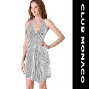 Club Monaco Halter Mini Dress